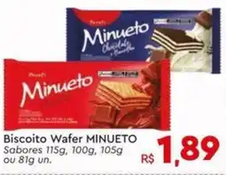 Biscoito Wafer MINUETO