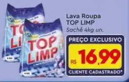 Komprao Atacadista Lava Roupa TOP LIMP Sachê oferta