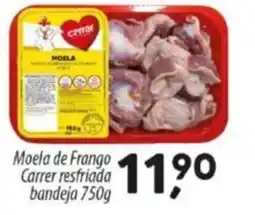 Asun Moela de Frango Carrer resfriada bandeja oferta