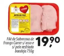 Asun Filé de Sobrecoxa de Frango Carrer s/osso e s/pele resfriado bandeja oferta