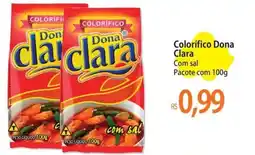 Atacadão Colorífico Dona Clara com sal Pacote oferta