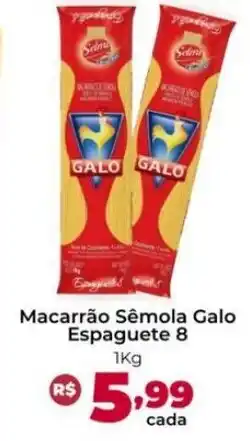 Ultrabox Macarrão Semola Galo Espaguete 8 oferta