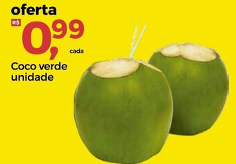Frangolândia Coco verde unidade oferta