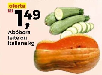 Frangolândia Abobora leite ou Italiana 1kg oferta