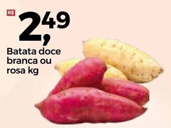 Frangolândia Batata Doce Branca ou rosa 1kg oferta