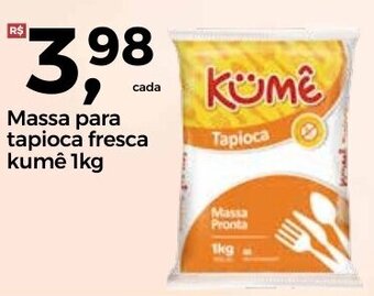 Frangolândia Massa para Tapioca Fresca Kume 1kg oferta