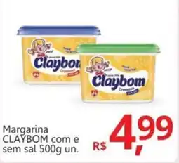 Supermercados Koch Margarina CLAYBOM com e sem sal un. oferta