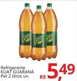 Supermercados Koch Refrigerante KUAT GUARANÁ Pet un. oferta