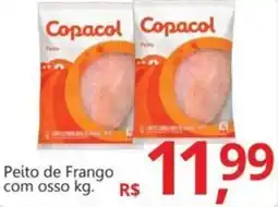 Supermercados Koch Peito de Frango com osso oferta