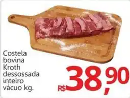 Supermercados Koch Costela bovina Kroth dessossada inteiro vácuo oferta