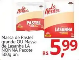 Supermercados Koch Massa de Pastel grande OU Massa de Lasanha LA NONNA Pacote un. oferta