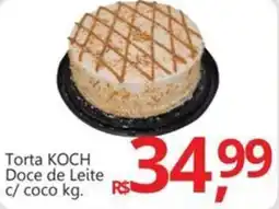 Supermercados Koch Torta koch doce de leite c/ coco oferta