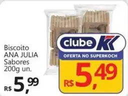 Biscoito ANA JULIA Sabores un.