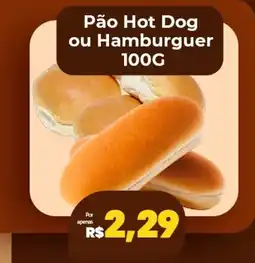 Vivendas Supermercados Pão Hot Dog ou Hamburguer oferta