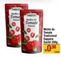 Max Atacadista Molho de Tomate Tradicional Sappore Sache oferta