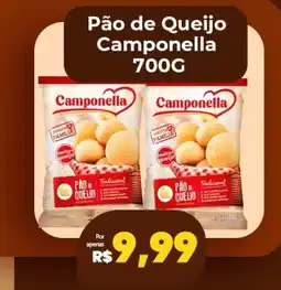 Vivendas Supermercados Pão de Queijo Camponella oferta