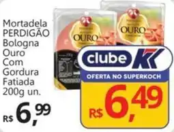 Supermercados Koch Mortadela PERDIGÃO oferta