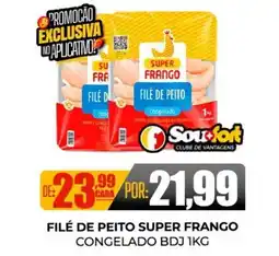 Fort Atacadista Filé de peito super frango congelado bdj oferta