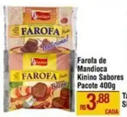 Max Atacadista Farofa de Mandioca Kinino Sabores Pacote oferta