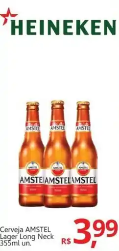 Supermercados Koch Cerveja AMSTEL Lager Long Neck un. oferta