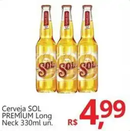 Supermercados Koch Cerveja SOL PREMIUM Long Neck un. oferta