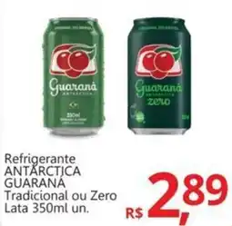 Supermercados Koch Refrigerante ANTARCTICA GUARANÁ Tradicional ou Zero Lata oferta