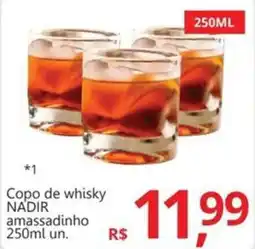 Supermercados Koch Copo de whisky NADIR amassadinho un. oferta