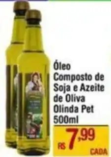 Max Atacadista Óleo Composto de Soja e Azeite de Oliva Olinda Pet oferta
