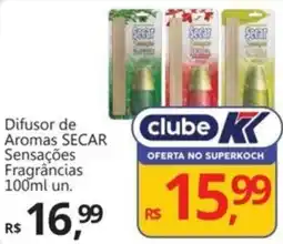 Supermercados Koch Difusor de Aromas SECAR Sensações Fragrâncias un. oferta