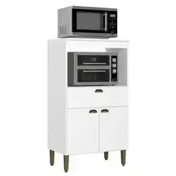 Benoit Armário Para Forno THB CM136 Magnolia 2 Portas 1 Gaveta 70cm oferta