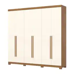Benoit Guarda Roupa / Roupeiro Henn D336 6 Portas 4 Gavetas 240x250x50cm oferta