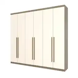 Benoit Guarda Roupa / Roupeiro Henn D139 6 Portas 3 Gavetas 230x250x46,5cm oferta