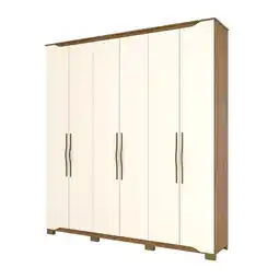 Benoit Guarda Roupa / Roupeiro Henn D304 6 Portas 4 Gavetas 230x212x47cm oferta