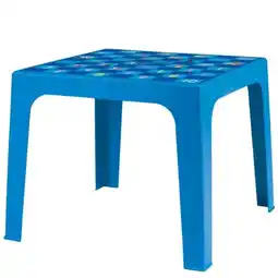 Benoit Mesa Infantil Mor 15151602 Plástica Kids Quadrada Estampada Azul oferta
