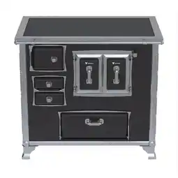 Benoit Fogão a Lenha Venax 32519 N2 Saída Direita Chapa Vitrocerâmica Com Moldura Inox oferta
