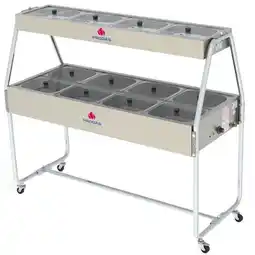 Benoit Kit Buffet Progás PRB-08GN Térmico 8 Cubas Com Buffet Frio Progás PRBF-40GN 4 Cubas oferta