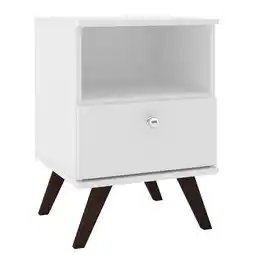 Benoit Mesa de Cabeceira Movelbento Retrô RT3019 1 Gaveta MDP oferta