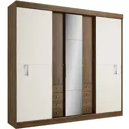 Benoit Guarda Roupa / Roupeiro THB 4729 Sognare 5 Portas 8 Gavetas oferta