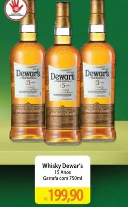 Atacadão Whisky Dewar's 15 Anos Garrafa oferta