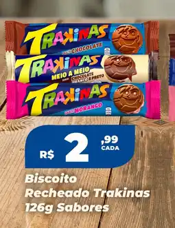 Rede Super Compras Biscoito Recheado Trakinas Sabores oferta