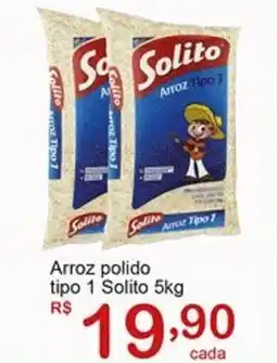 Giga Atacado Arroz polido tipo 1 Solito oferta