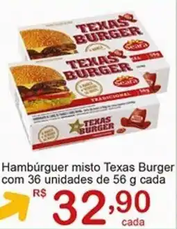 Giga Atacado Hambúrguer misto Texas Burger oferta