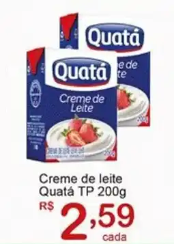 Giga Atacado Creme de leite Quatá TP oferta