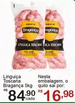 Giga Atacado Linguiça Toscana Bragança oferta