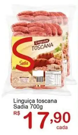 Giga Atacado Linguiça toscana Sadia oferta