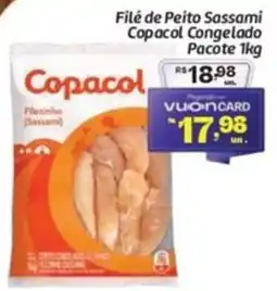 Comper Filé de Peito Sassami Copacol Congelado Pacote oferta