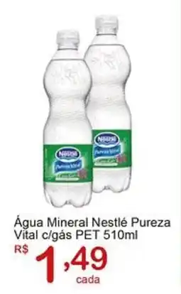 Giga Atacado Água Mineral Nestlé Pureza Vital c/gás PET oferta