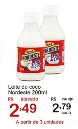 Giga Atacado Leite de coco Nordeste oferta