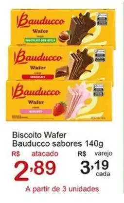 Giga Atacado Biscoito Wafer Bauducco sabores oferta