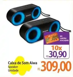 Atacadão Caixa de Som Aiwa Speaker Unidade oferta